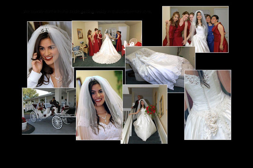 bride getting ready photograph